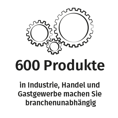 500 Produkte für Industrie Handel und Gastgewerbe